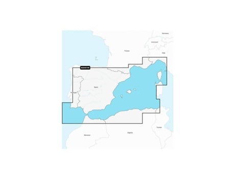 Carta de navegação + sd regular - mediterrâneo ocidental NAVIONICS