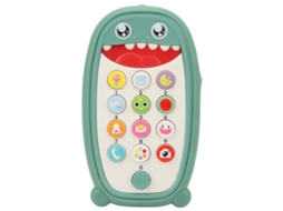 Brinquedo Telefone Bebê Educativo Com Música E Luzes Para Bebês Verde