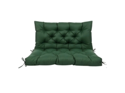 Almofada Para Banco De Jardim, Impermeável, Design Antiderrapante, Verde Escuro, 150x100cm-b
