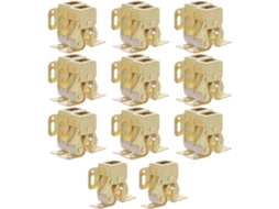 Conjunto De 20 Fechos Duplos Rolo Para Portas Armário, Ferragens