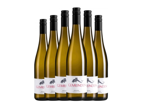 Vinho branco GEMÜNDEN Riesling Seco Gutswein (0.75 L - 6 Unidades)
