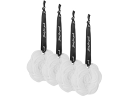 Conjunto De 4 Fatias De Gesso Perfumadas Com Aroma De Flores Brancas Para Ambientador.