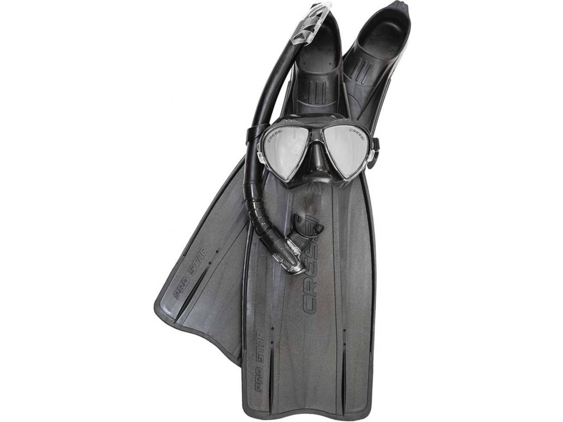 Conjunto De Máscara E Tubo de Mergulho CRESSI Pro Star