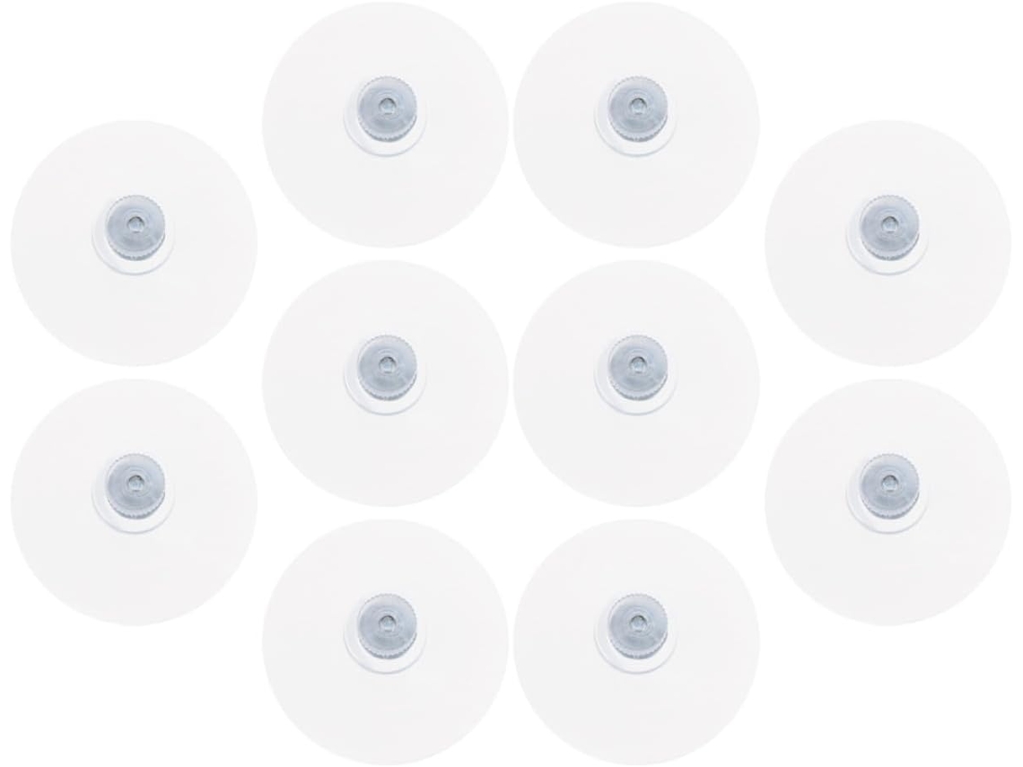 Toddmomy Conjunto De 10 Ventosas Pvc Alta Resistência Para Janelas, Com Forte Aderência E Sem Necessidade De Furar, Para