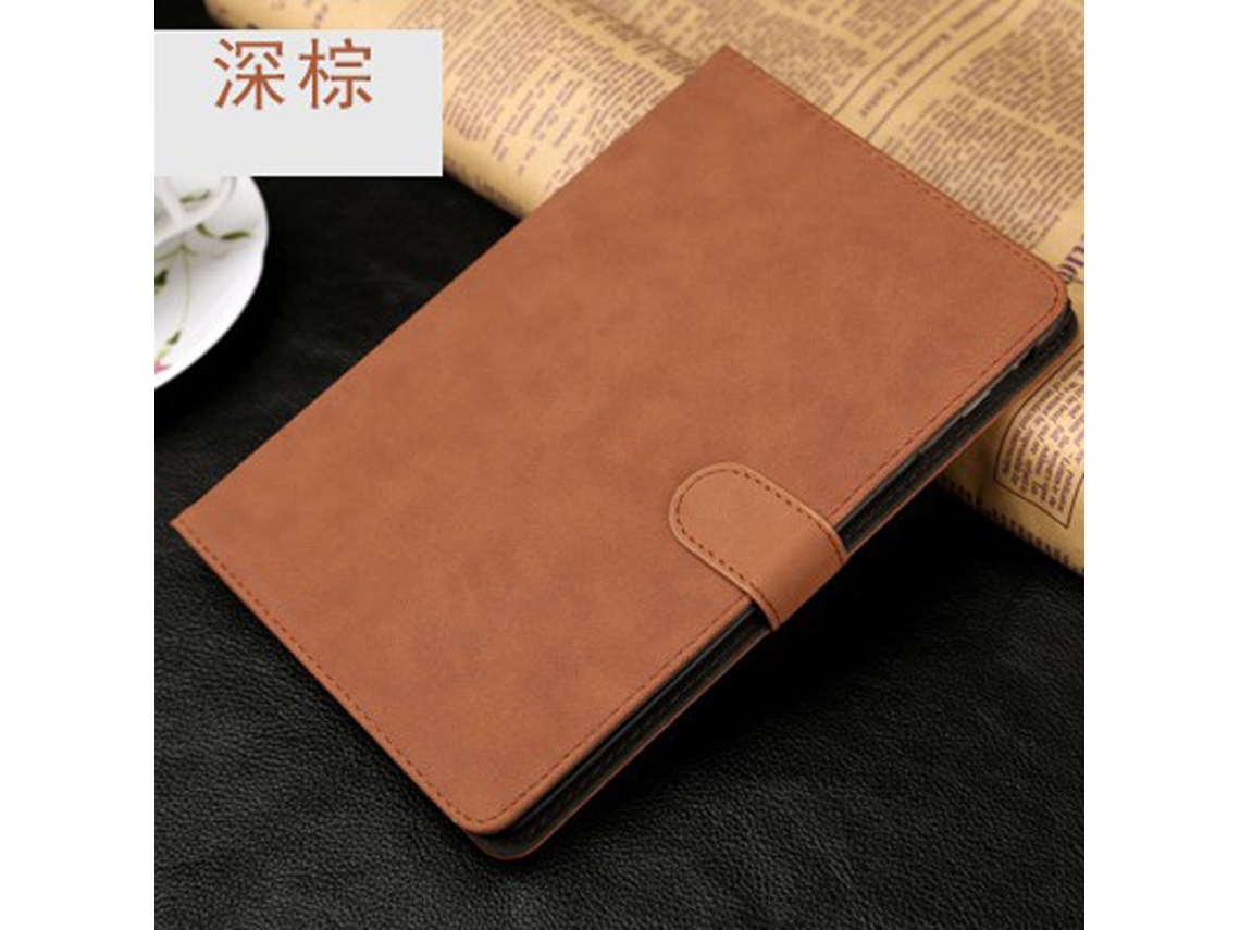 Capa Retrô Para Tablet Apple (marrom Escuro) - Capa Rígida - Mini 6/7 (8,3 Polegadas)