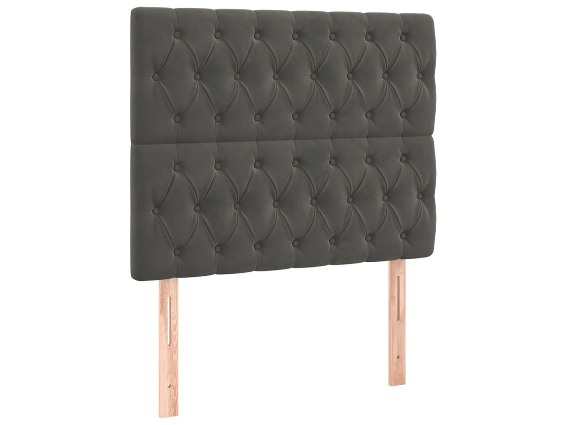 Headboard, Headboards Vidaxl Cinzeto Veludo (90 Cm)