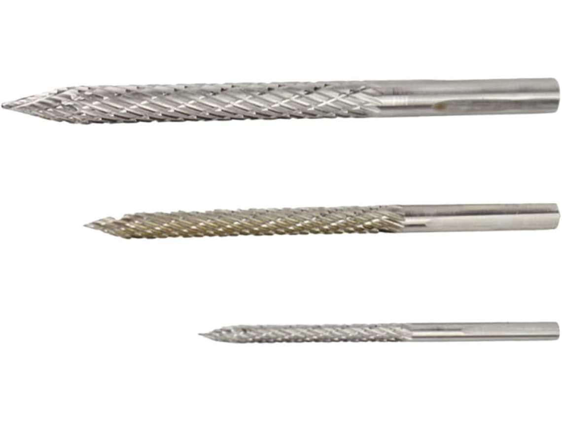 Conjunto De 3 Brocas Aço Liga (3 Mm A 6 Mm) Para Reparo Pneus,