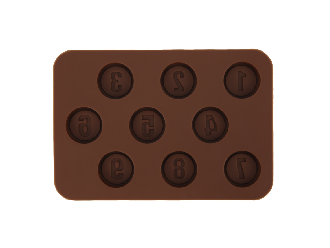 Mali molde de Silicone Diy em Forma de Números para Chocolate Doces Bolo Dia Dos Namorados Dia Das Crianças