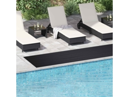 Vidaxl Tapete De Piso Preto 1 X 5 M Borracha