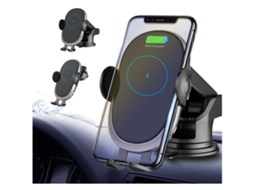 Carregador Carro Sem Fios Sensor Yizhood Preto