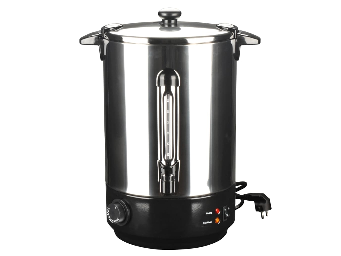 Vidaxl Aquecedor De Vinho Aço Inoxidável 15 L 2500 W