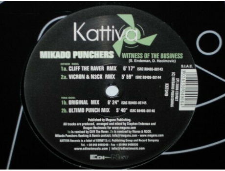 Vinil Witness Of The Business Kattiva Records