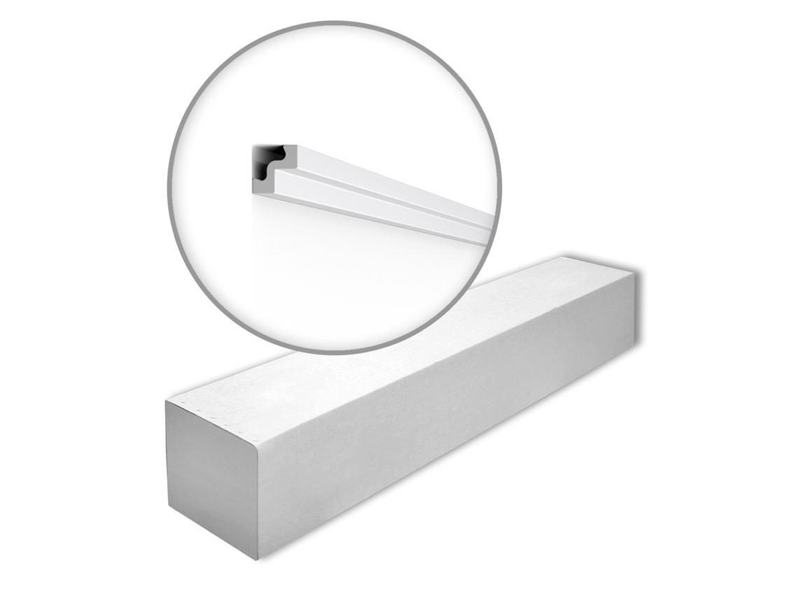 Cornija para teto NMC ST2-box-10 NOMASTYL Moldagem 1 caixa com 10 peças