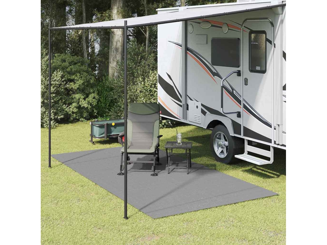 Vidaxl Tapete Para Barraca Antracite 200 X 200 Cm Poliéster