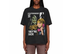 Rockinstone Poltergeist Carol Anne And The Beast Black Adult T-shirt Size:xxl