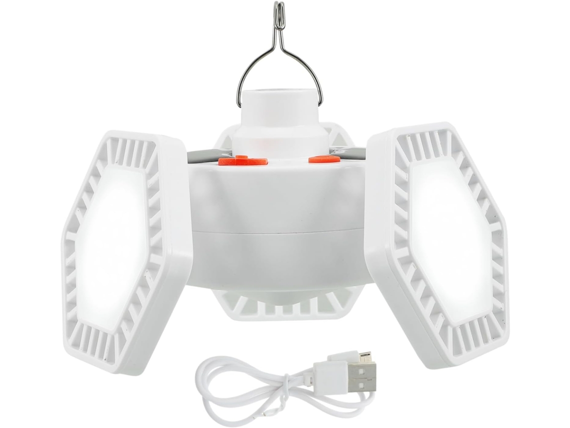 Luz De Acampamento Led Recarregável Com Energia Solar Para Caminhadas E Trilhas - Design