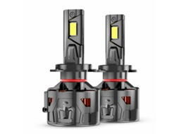 Lâmpadas Led Para Faróis De Carro 9004 330 W, Acabamento Preto Eletrodepositado, Redsea