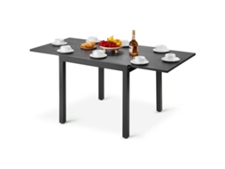 Mesa De Jantar Vevor Extensível Para Pátio, Jardim, Varanda 80 160 X 80 X 75 Cm