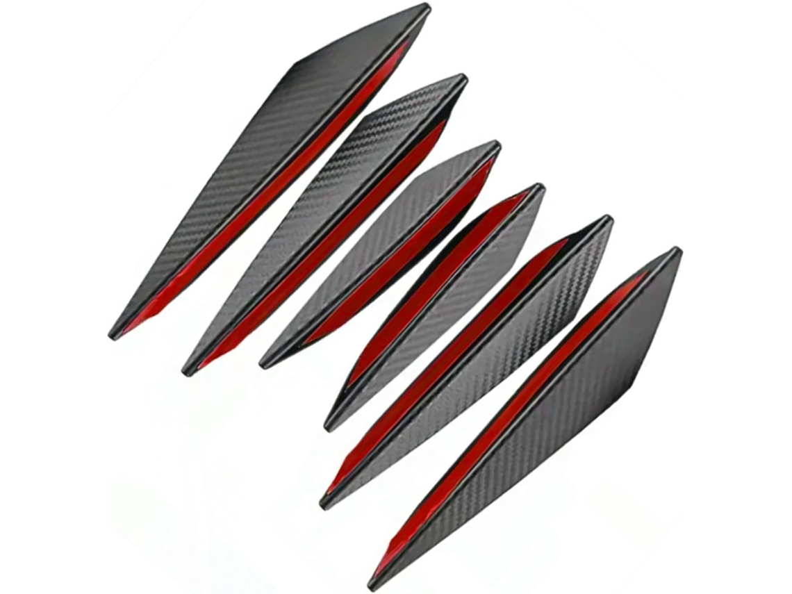 Para-choque De Carro Com 6 Aletas Divisoras Em Pvc Resistente