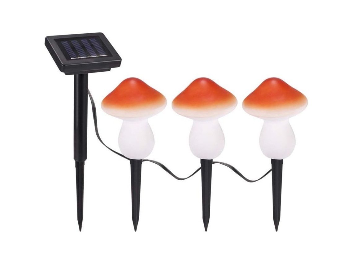 Luz De Hongo Solar Exterior 9led Impermeable - Luces De Cinta Para Jardín Y Senderos