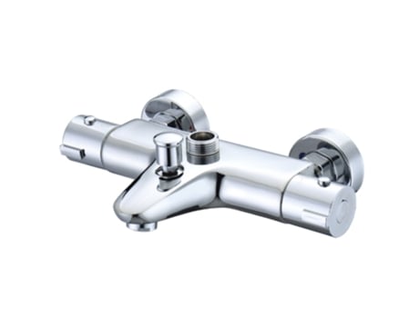 Misturador Termostático Para Banheira, Segurança A 38°, Cromado Relavaev