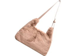 Bolsa Transversal Feminina Elegante Em Pelúcia Com Alça De Ombro Ajustável, Bolsa Da Moda Para A Noite Ou
