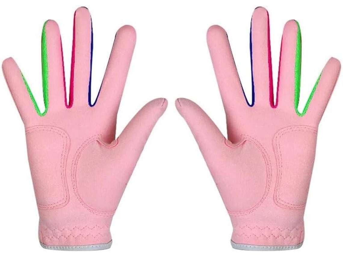 Luvas de Golfe, Luvas de Golfe de Tecido para Esportes Ao Ar Livre para Meninos e Meninas, Luvas Respiráveis e