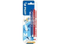 2 Canetas PILOT Frixion Clicker Azul-Vermelho
