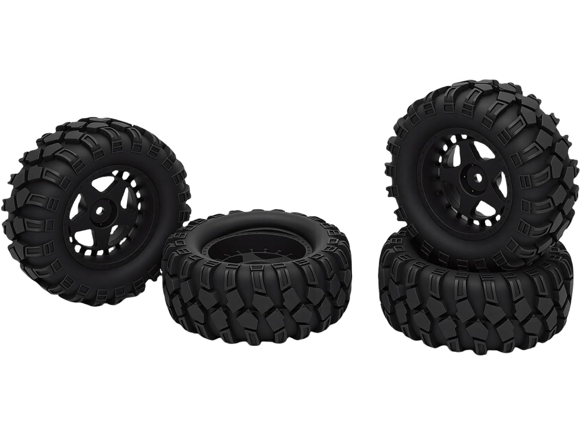 Conjunto de 4 Pneus SFUSHOS 80 mm para Rc
