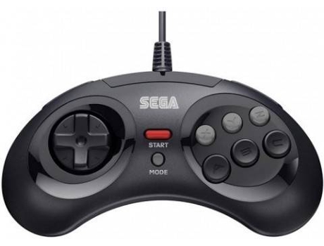 Sega Mega Drive Gamepad Preto