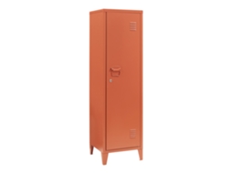 Cacifo Individual Kurikka Com 2 Prateleiras Metal 137x38x38 Cm Vermelho Tijolo [EN.CASA]