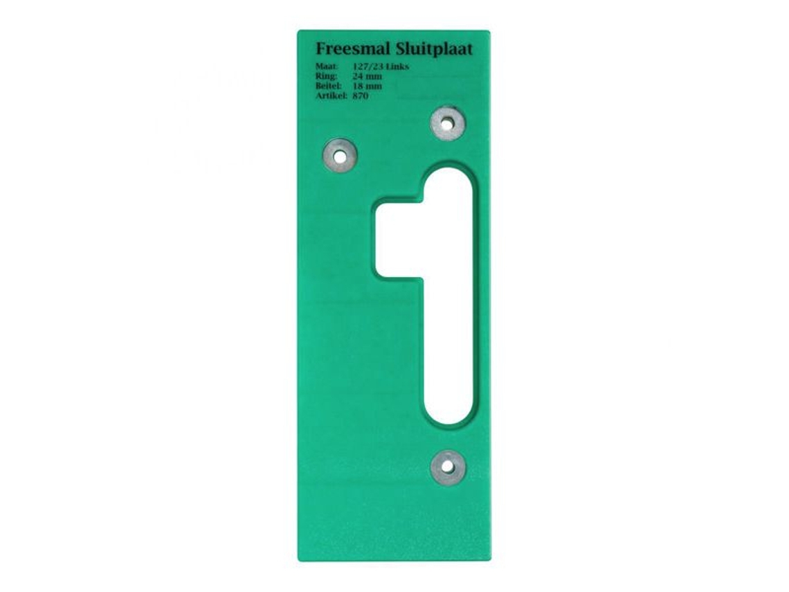 Gabaritos de Fresagem À Esquerda 127 X 23 Mm Cada Peça WOVAR