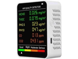 Compteur de CO2 SFUSHOS 6 en 1 maison, capteur température et humidité