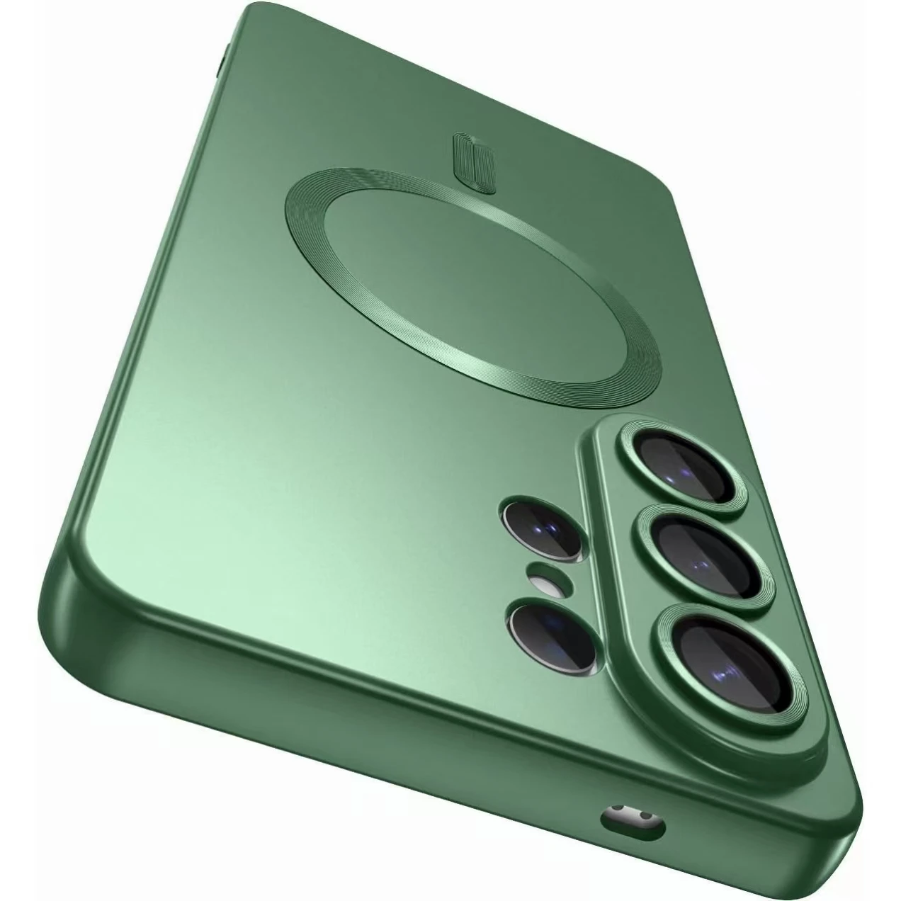 (galaxy S23 Fe Verde) Capa Protetora Ultrafina De Tpu Macio E Magnético Compatível Com Samsung Magsafe