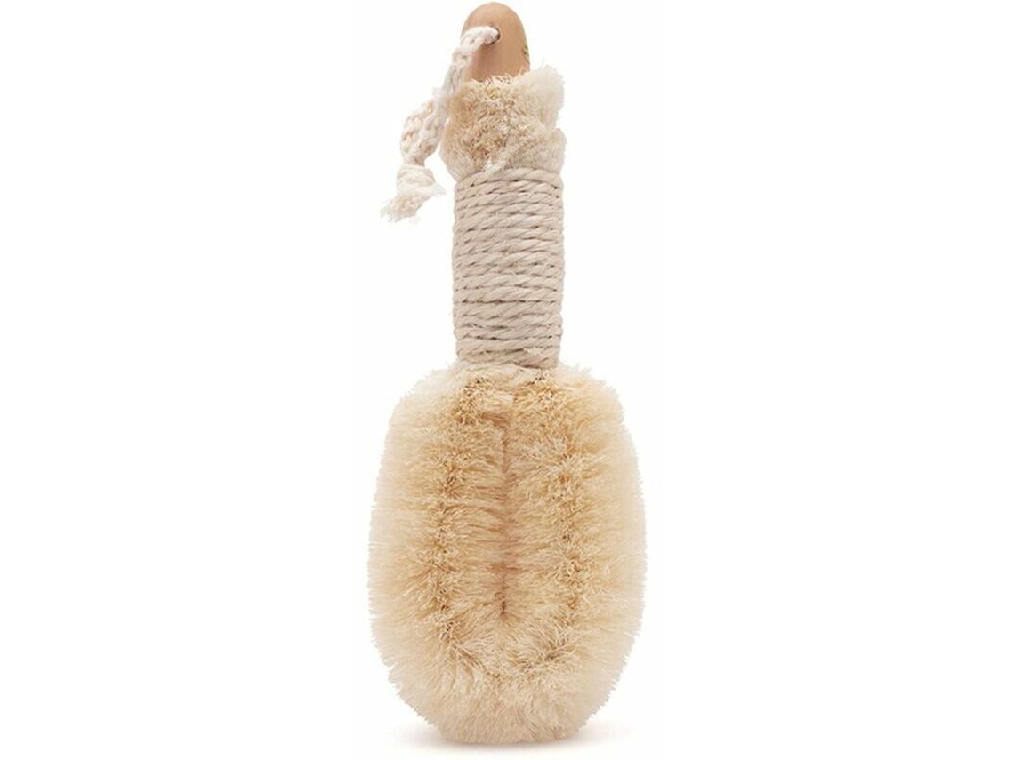 Escova De Massagem E Banho Em Sisal Natural - Esfoliação E Circulação