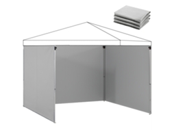 Kit de 3 Painéis Laterais com Zíper para Gazebo 3x3m BTFORUS
