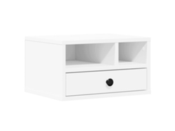 Printer Stand, Printer Stands Vidaxl Branco Madeira Processada