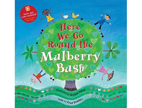 Livro Here We Go Round the Mulberry Bush de Barefoot Books (Inglês)