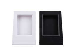 2pcs L Shape Photo Frame Acrylic Collectible Decoration Simple Ideal Present Slanted Picture Frame For Evo 3 Inch Photo LAXISCREED
