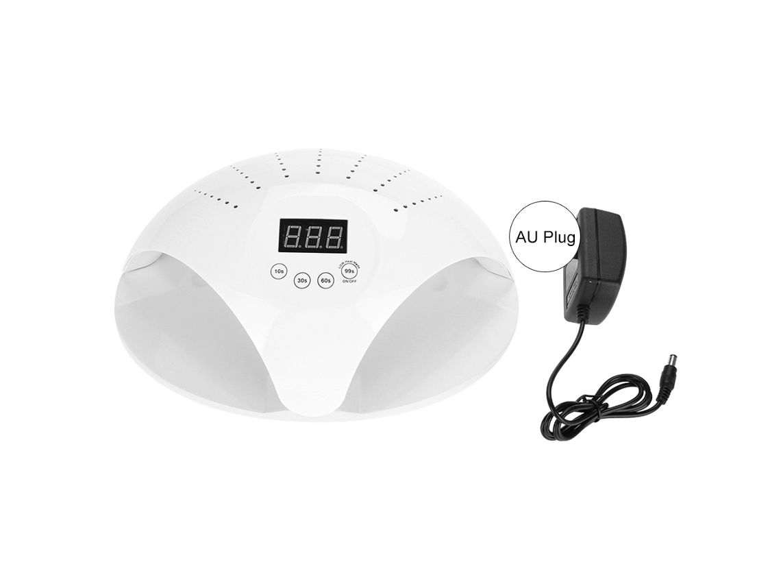 Lâmpada Uvled Para Unhas 48w Secador De Unhas Com 24 Leds Timer 10s/30s/60s/99s Material Abs Para Esmalte De Gel
