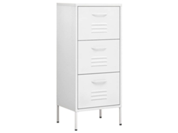 Storage Cabinet, Storage Cabinets Vidaxl Branco Aço (n/a)
