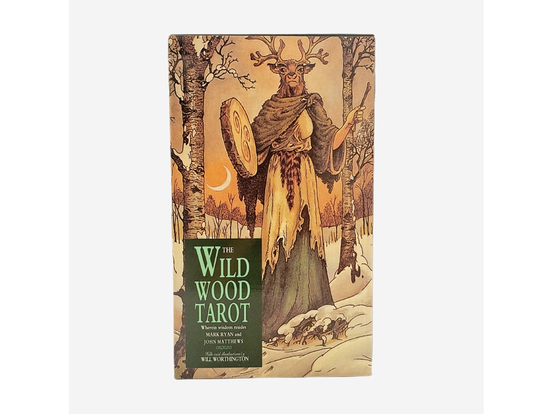 Um Jogo De Tarô Inspirado Na Natureza E Na Floresta Primitiva, Com 78 Cartas Embaladas Em Uma Caixa De 10,5 X 6,2 X 2,6 Cm.