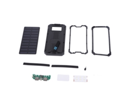 Kit de Power Bank Solar EOOCOO (carga Rápida, Saída Usb Dupla)