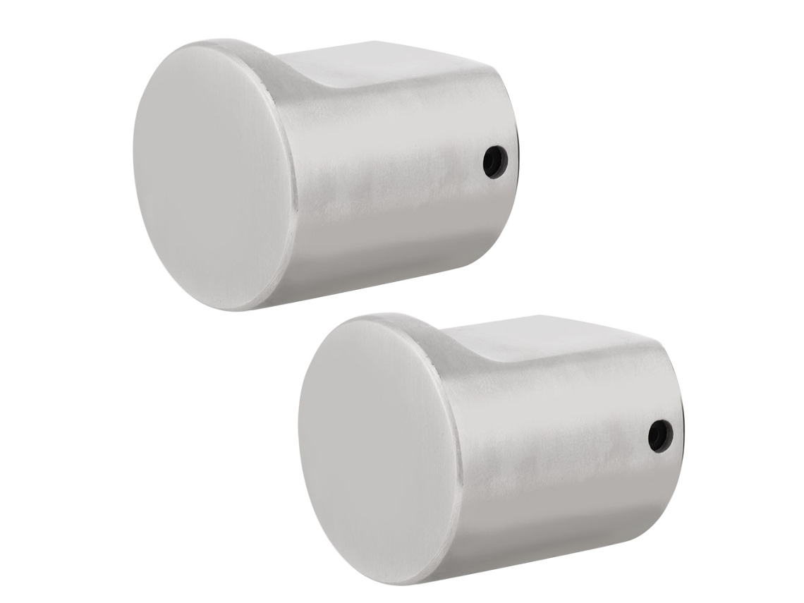 Conjunto De 2 Puxadores Laxiscreed Em Aço Inox Para Portas De Casa E Divisórias De Banho