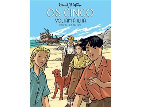 Livro Os Cinco Voltam à Ilha de Enid Blyton