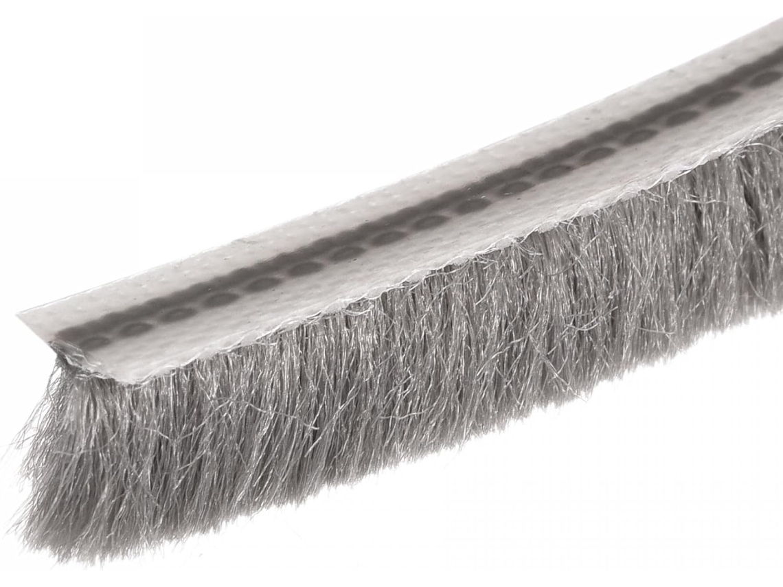 Escova Elástica para Ranhura de Cartão com Fita de Vedação para Janelas, 9/32" X 5/16" 49,2 Pés CHABERLU