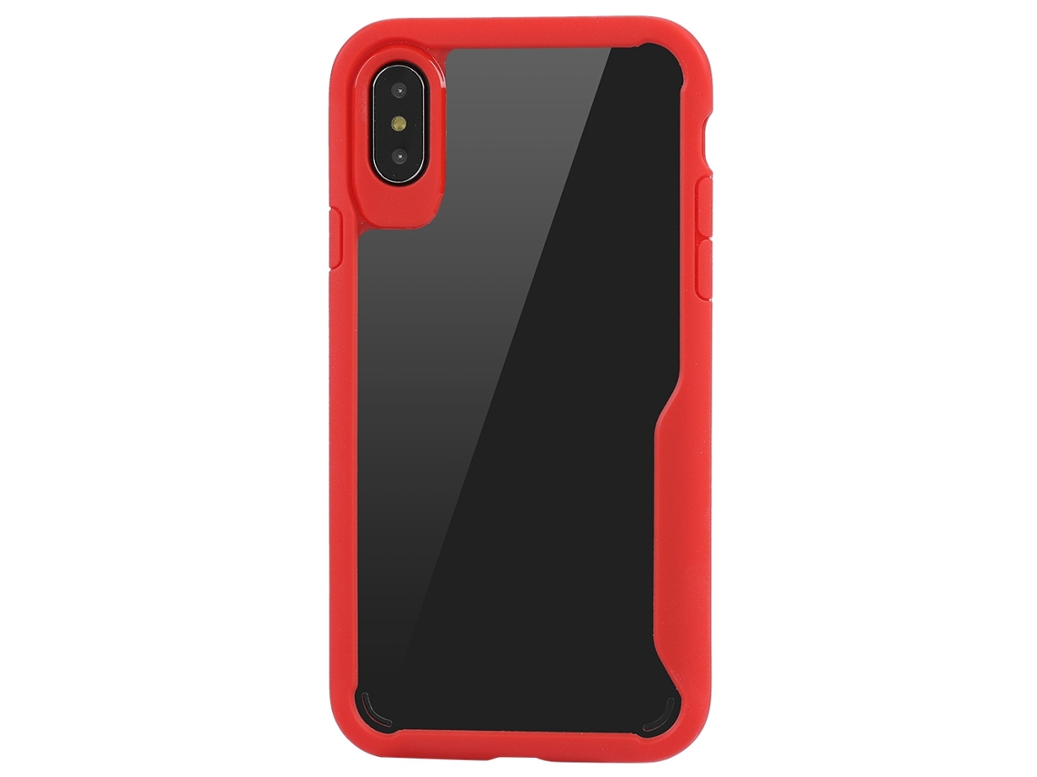 Capa de Telefone Série Tang Capa para Apple X/xs (vermelha de 5,8 Polegadas) EOOCOO (antichoque, Fina)