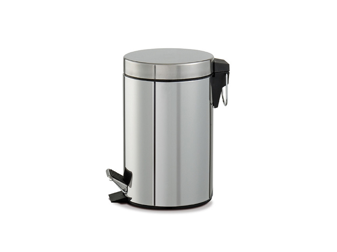 0445 Lixeira 3 L Redonda Aço inox PERFETTO