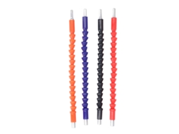 Kit com 4 extensões flexíveis para brocas de 11,6 polegadas e 1/4 de polegada (6,35 mm) para CHABERLU