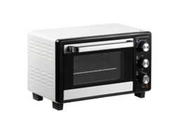 Mini Forno 16l 1400w com 3 Modos de Aquecimento Temperatura Até 230°c Temporizador 60 Minutos 44x32x28,1cm Branco e Preto ZENCORE SERVICES